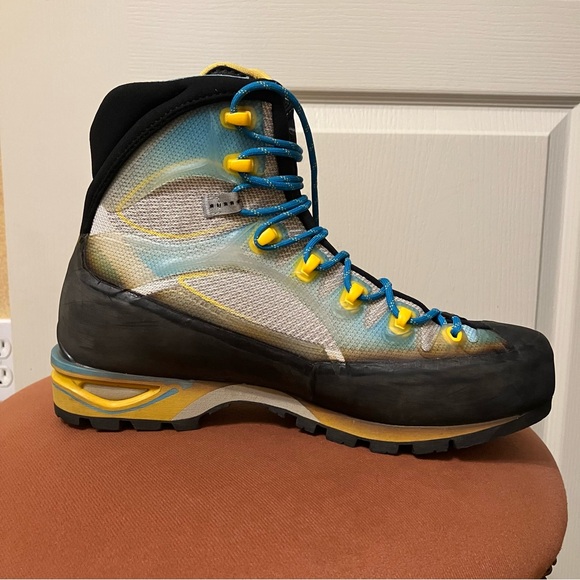 LA SPORTIVA Hiking Boots TRANGO CUBE GTX Mountaineering BLUE - Sz 7 Italy - Picture 14 of 16